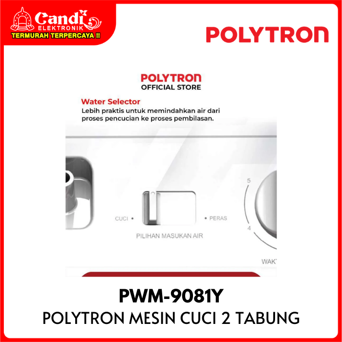 Polytron  Washing Machine Twin Tub